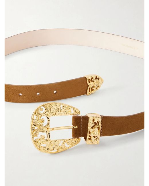 DEHANCHE Natural Versaille Suede Belt