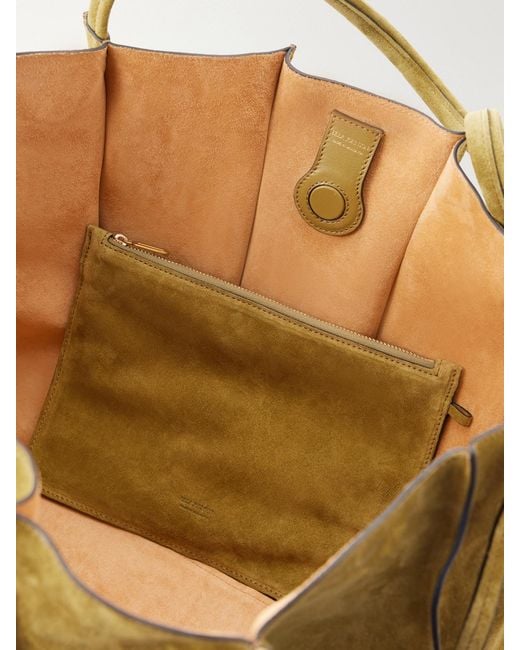 Ulla Johnson Natural Adria Suede Large Tote