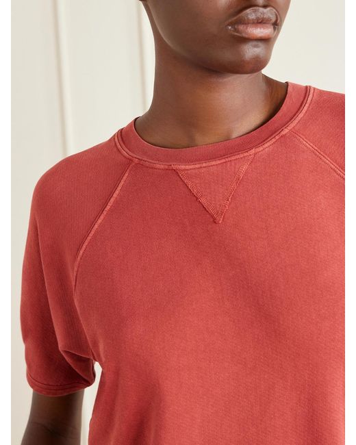 B Sides Red Cotton Jersey T-Shirt