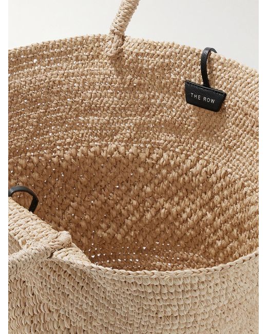 The Row Natural Emilie Large Raffia Tote