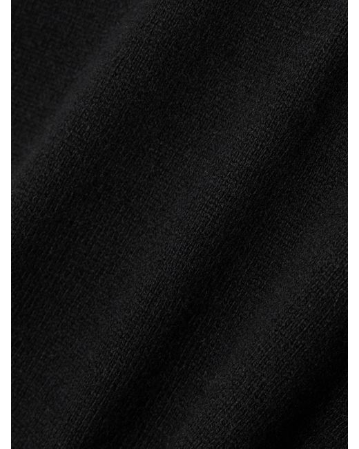 Jil Sander Black Pullover Aus Einer Kaschmir-Baumwollmischung