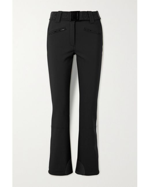 Goldbergh Runner Belted Twotone Bootcut Ski Pants in Black Lyst