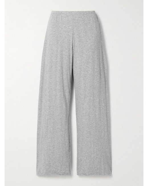 Skin Gray Organic Pima Cotton Pajama Pants