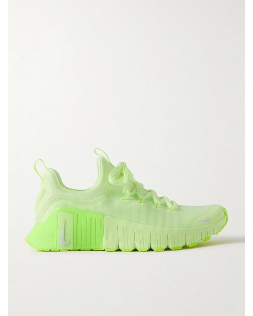 Nike Green Free Metcon 6 Workout Shoes