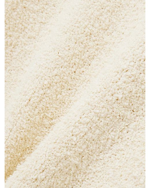 Sir White Tropicana Cotton-Blend Bouclé Maxi Dress