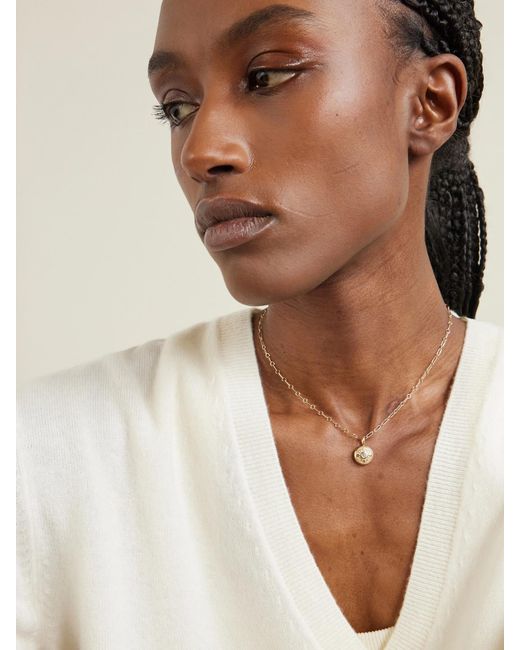 Marlo Laz Natural Lasso 14-Karat Diamond Necklace