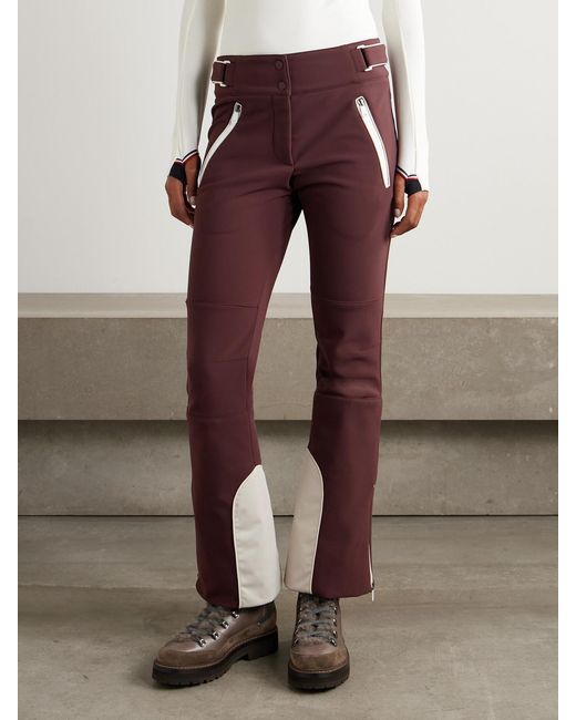 Brunello Cucinelli Purple Bootcut Ski Pants