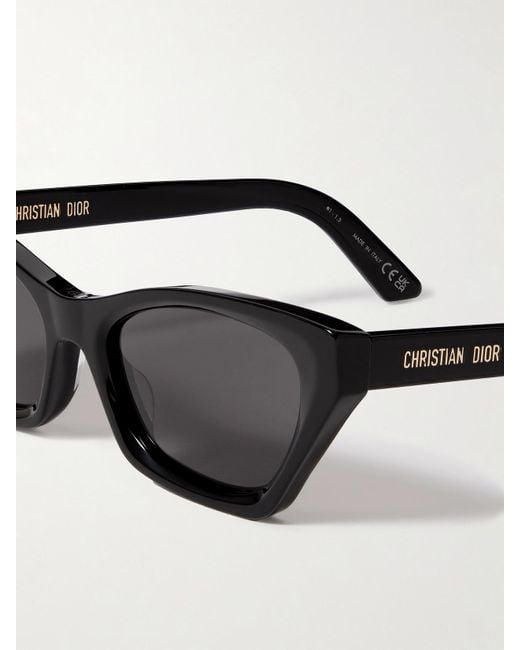 Dior Black Diormidnight B1I Cat-Eye Acetate Sunglasses