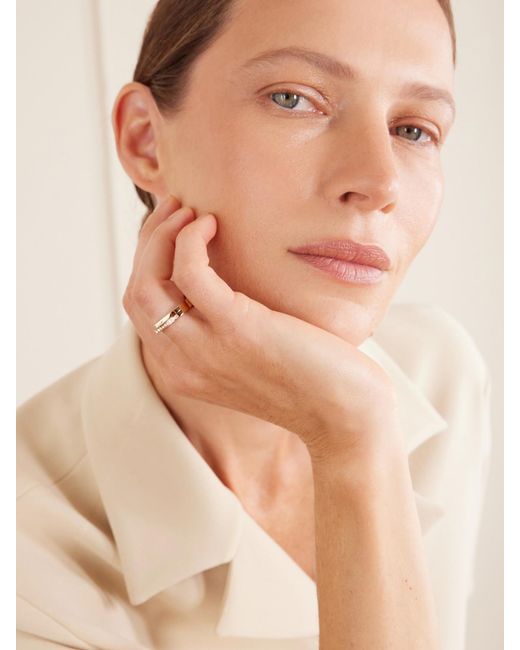 Repossi Natural Antifer Heart 18-Karat Diamond Ring