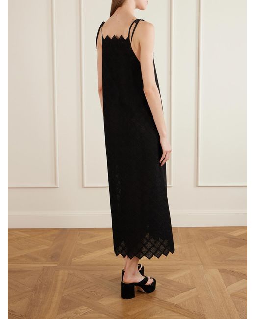 LIBEROWE Black Jolie Lace Maxi Dress