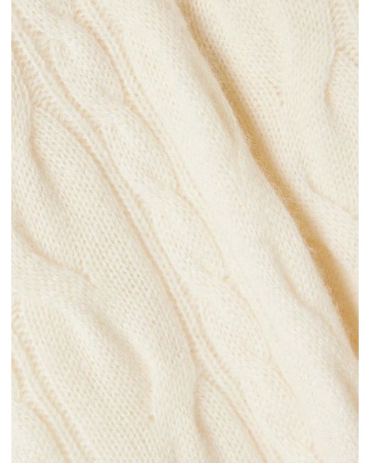 Pull En Cachemire À Mailles Torsadées La Ligne en coloris Natural