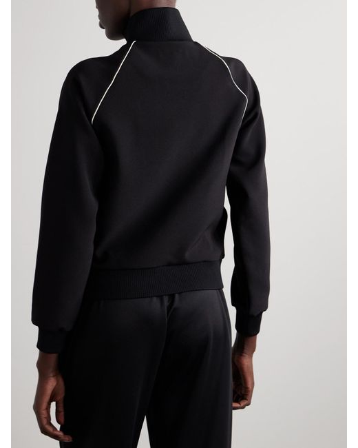 Tory Sport Black Tech-Jersey Track Jacket