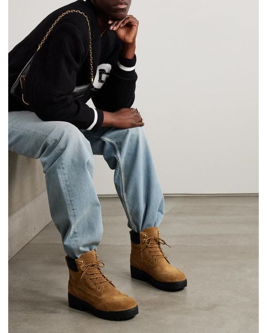 Givenchy Brown Trekker Ankle Workboots