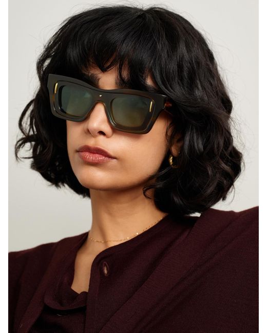 Loewe Brown Square-Frame Tortoiseshell Acetate Sunglasses