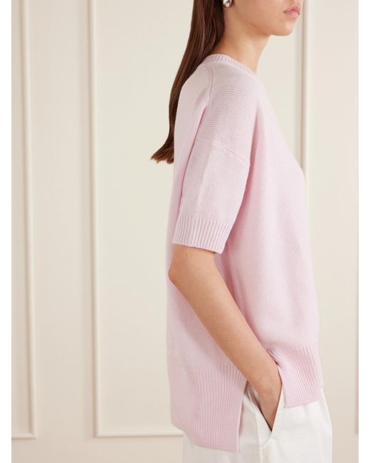 Jil Sander Pink Cashmere Sweater