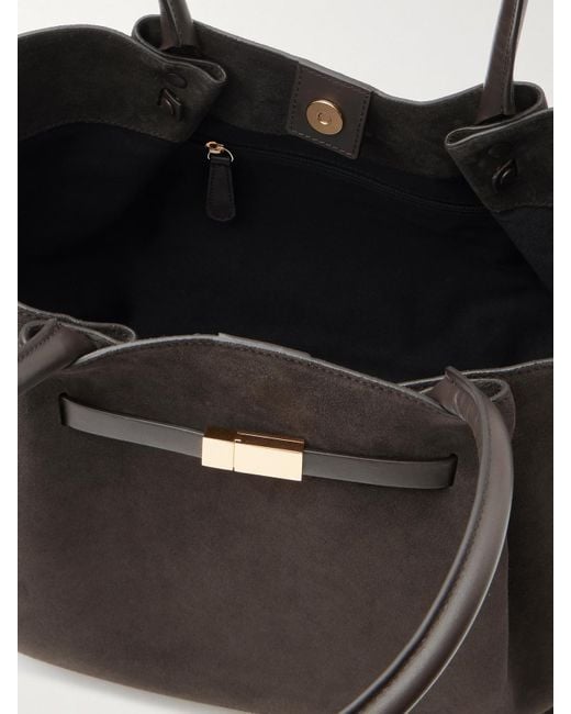 DeMellier London Black New York Large Suede Tote