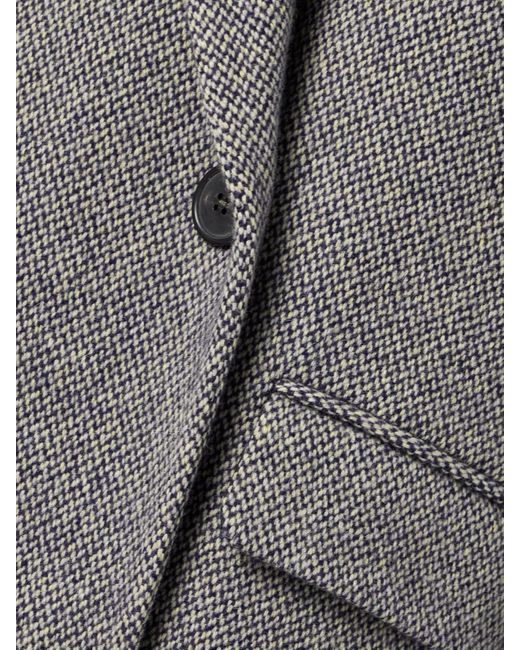 Isabel Marant Gray Lexana Double-Breasted Wool-Blend Coat