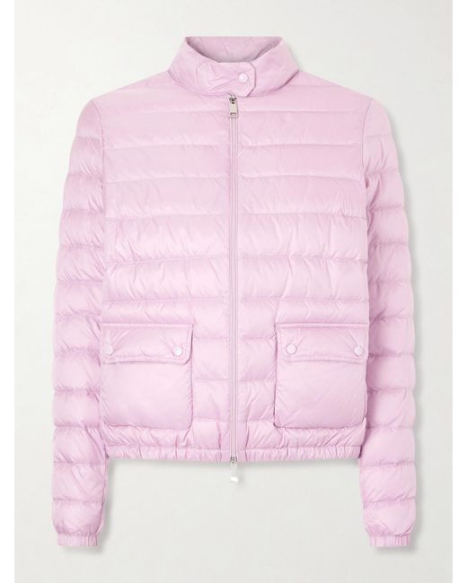 Moncler Pink Lans Down Jacket