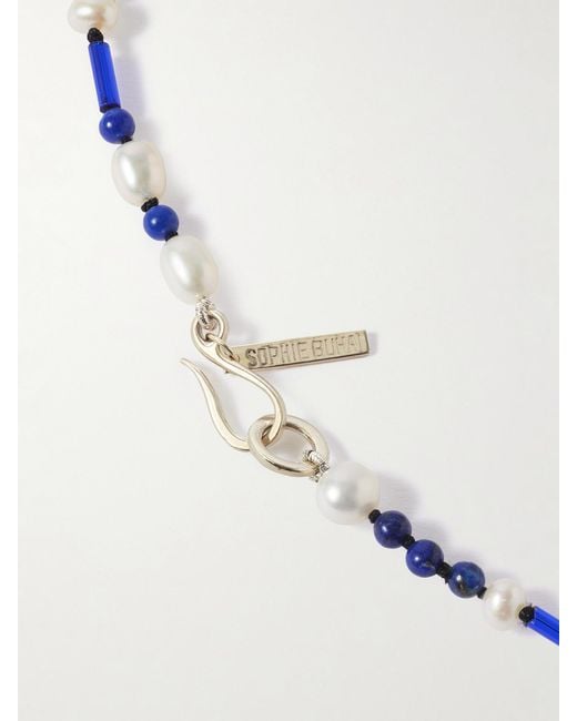 Sophie Buhai Blue Nile, Lapis Lazuli, Pearl And Glass Beaded Necklace