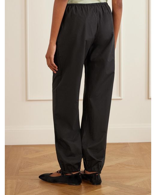 SKALL Black Petri Cotton-Poplin Balloon Trousers