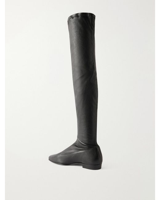 Staud Black Keith Leather Boots