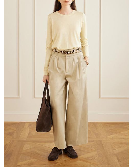 Tod's Brown T Timeless Medium Suede Shoulder Bag