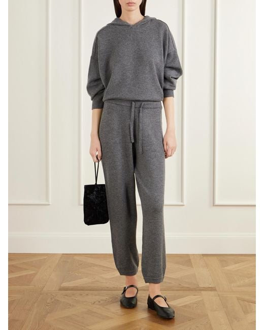 arch4 Gray Oli Cashmere Hoodie And Pants Set