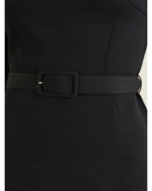 Tom Ford Black Belted Crepe Blouse