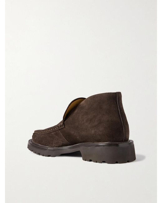 LEGRES Brown 58 Suede Ankle Boots