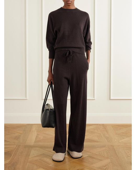 LeKasha Black Menorca Cropped Cashmere Sweater