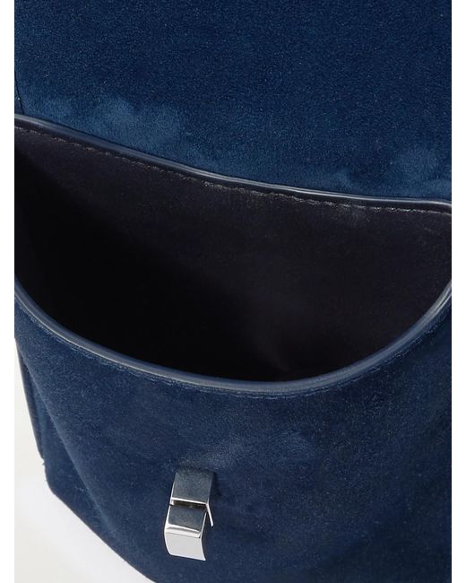 Gabriela Hearst Blue Suede Sunglasses Pouch