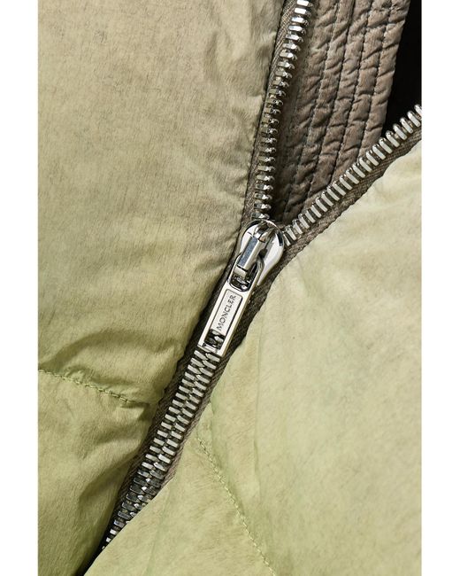 Rick Owens Natural Convertible Dégradé Quilted Shell Down Jacket