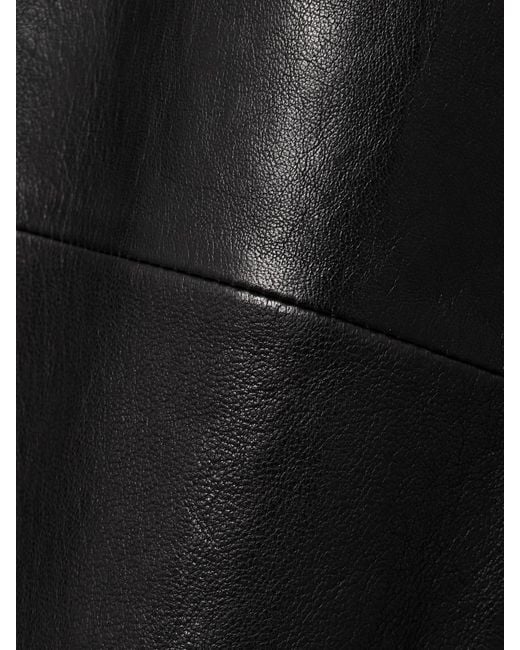 Brandon Maxwell Black The Avery Midirock Aus Leder