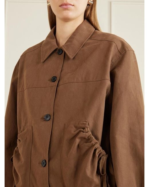 Deiji Studios Brown Organic-Cotton Jacket
