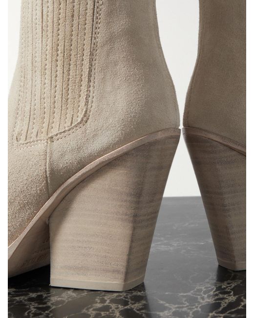 Paris Texas Brown Dallas 100 Suede Ankle Boots
