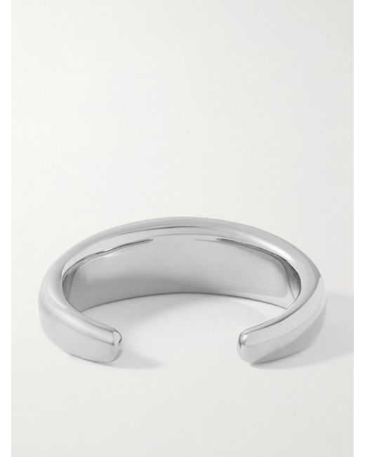 LIE STUDIO White The Emma-Plated Cuff