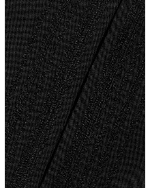 Veronica de Piante Black Robie Embroidered Grain De Poudre Wool Vest