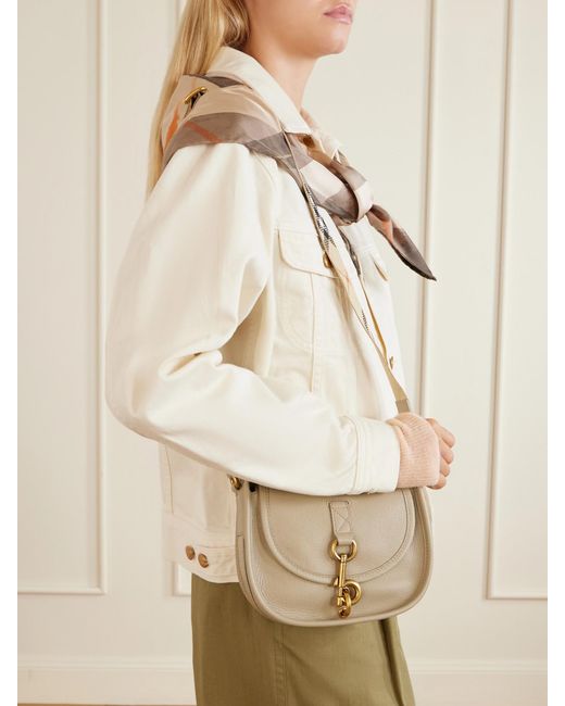 Burberry Natural Small Leather Shoulder Bag