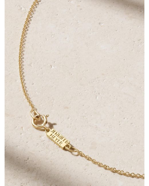 Jennifer Meyer Natural 3-Prong Kette Aus 18 Karat Mit Diamanten