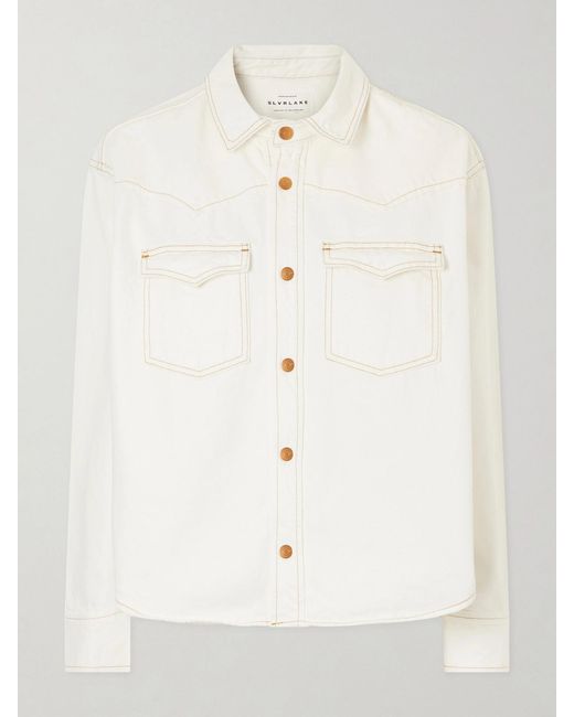 SLVRLAKE Denim Natural Cassidy Denim Jacket