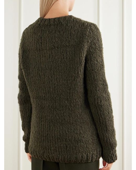 Gabriela Hearst Green Lawrence Cashmere Sweater