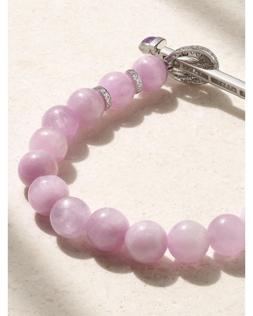ANANYA Pink Chakra 18-Karat Multi-Stone Bracelet