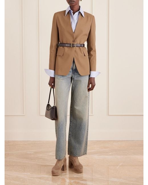 Gianvito Rossi Brown Sally 75 Suede Ankle Boots'