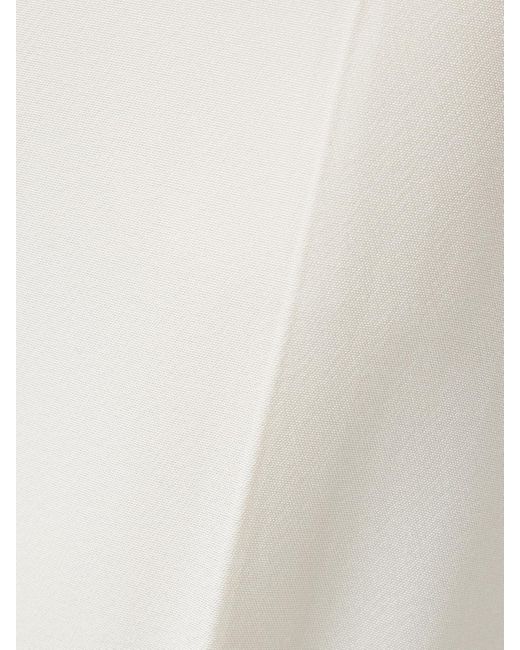 Totême  White Crepe Tapered Pants