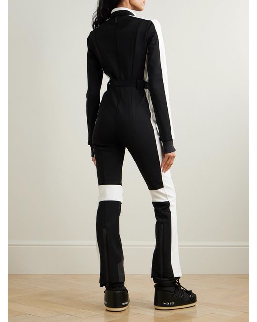 Mackage White Miakim Asymmetric Paneled Tech-Jersey Ski Suit