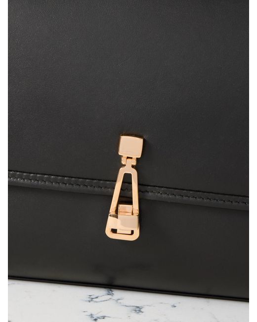Gabriela Hearst Black Leonora Medium Leather Tote