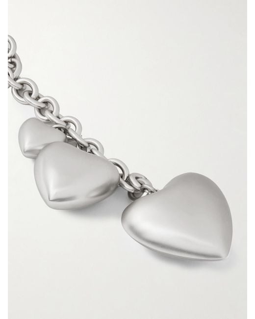 Roxanne Assoulin White The Puffy Heart-Tone Bag Charm