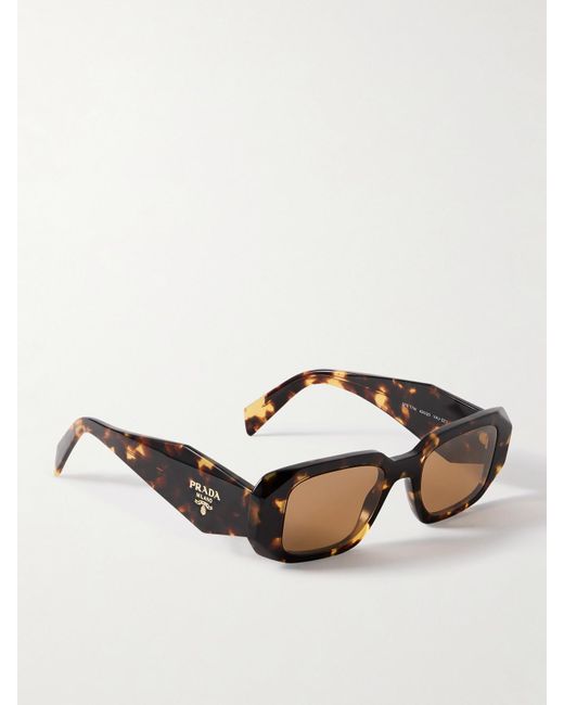Prada Multicolor Square-Frame Acetate Sunglasses