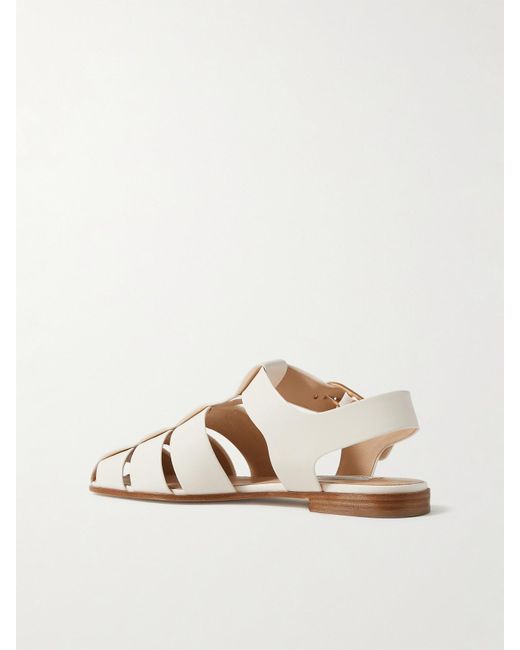 Gabriela Hearst Natural Lynn Leather Sandals
