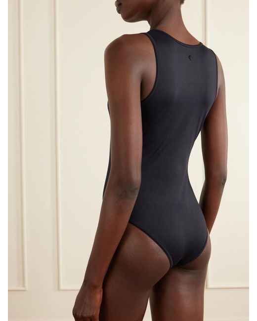 Loulou de Saison Black Gianna U-Neck One-Piece
